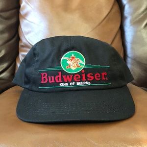 RARE Retro Budwiser King of Beers Hat